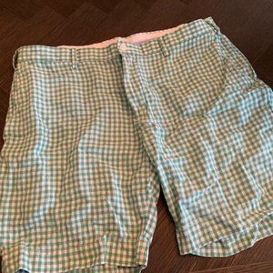 Polo Ralph Lauren Green/White Gingham Shorts 36
